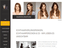 Tablet Screenshot of haarvital.de